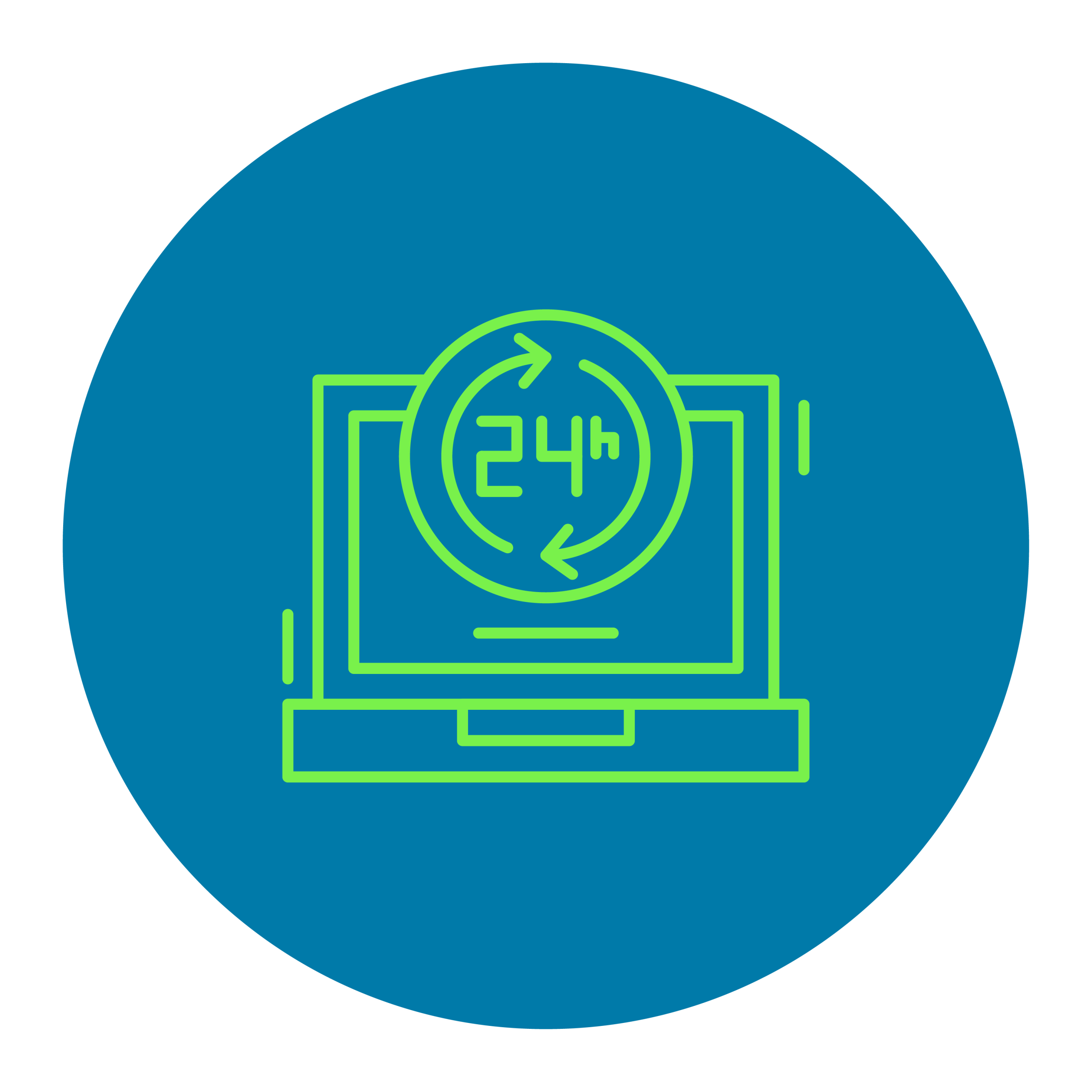 24-7 Monitoring icon