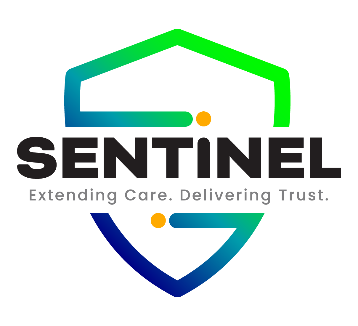 Sentinel logo with tag